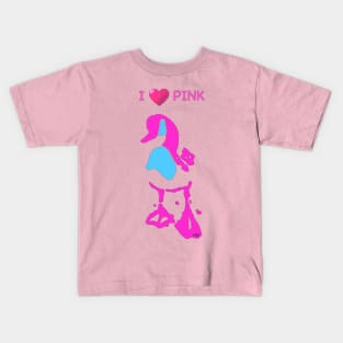 I LOVE PINK Kids T-Shirt